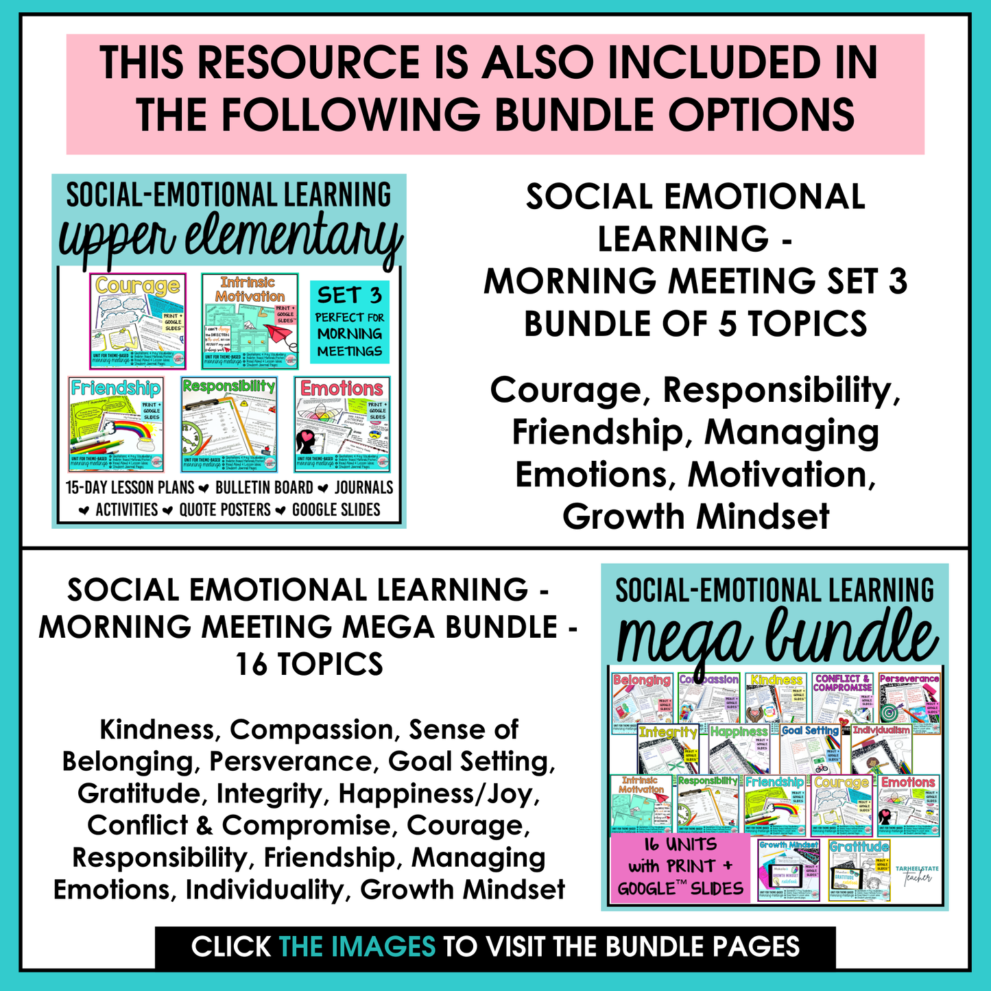 Managing Emotions Social Emotional Learning Unit with Morning Meeting Slides