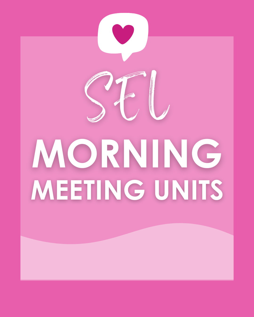 Morning Meeting Units