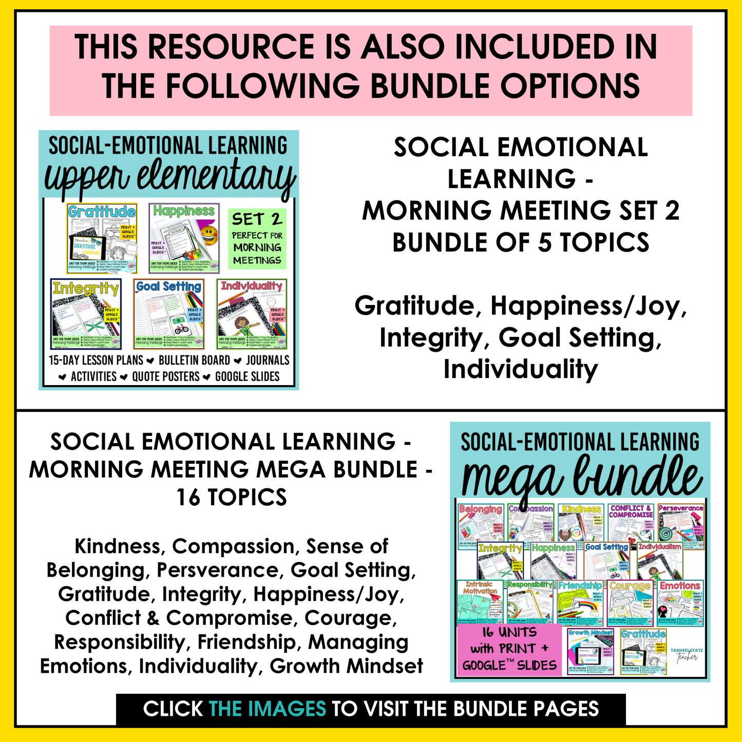 Gratitude Social Emotional Learning Unit with Morning Meeting Slides