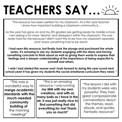 Growth Mindset Social Emotional Learning Unit with Morning Meeting Slides