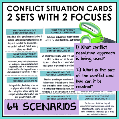 Conflict Resolution Social Emotional Learning Unit with Morning Meeting Slides
