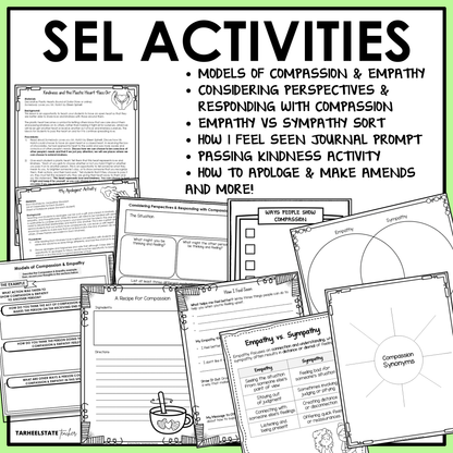 Collection of SEL (Social and Emotional Learning) activities