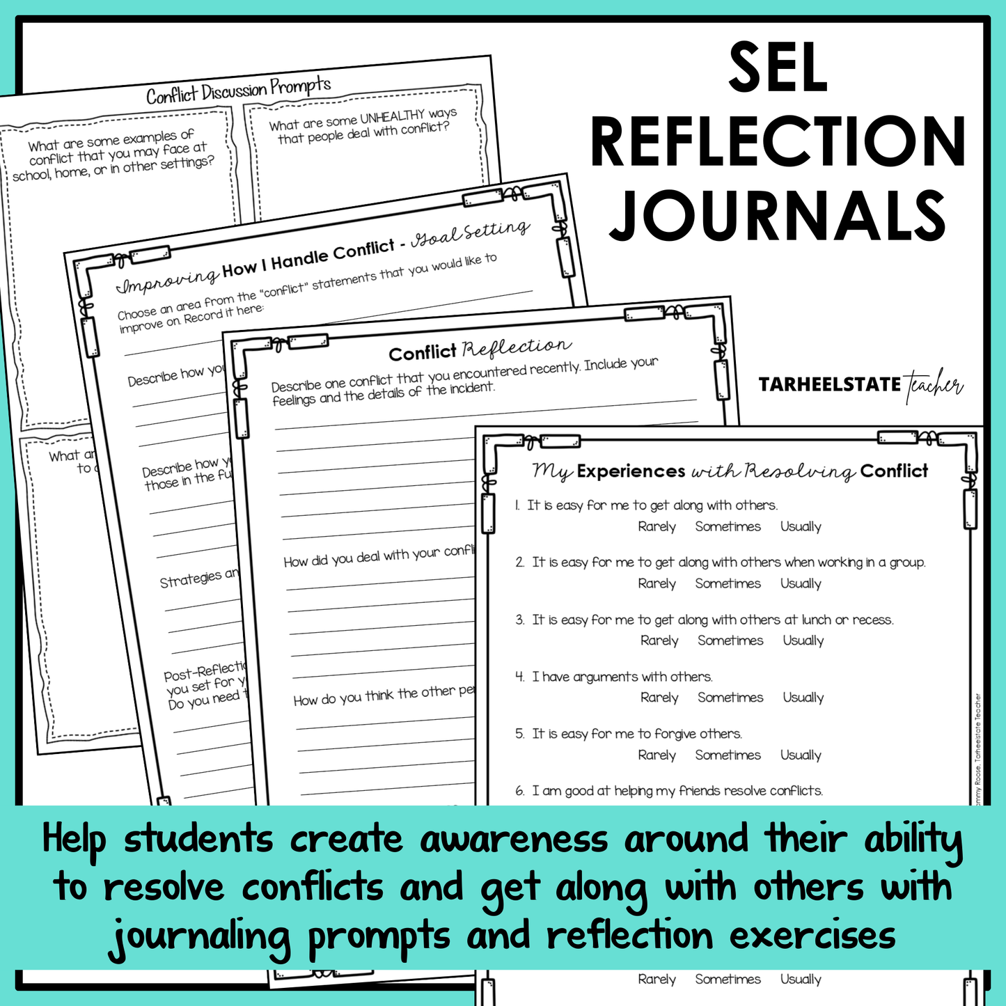 Conflict Resolution Social Emotional Learning Unit with Morning Meeting Slides