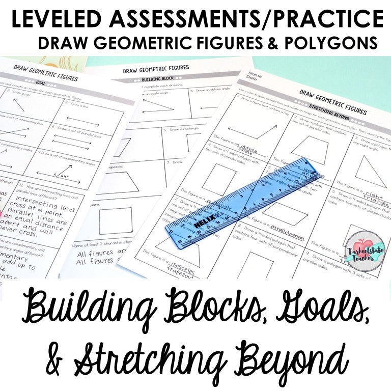 Geometry 4.G.1, 4.G.2, 4.G.3 ALL STANDARDS BUNDLE