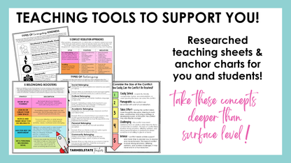 Teaching tools and resources included for all social emotional learning topics