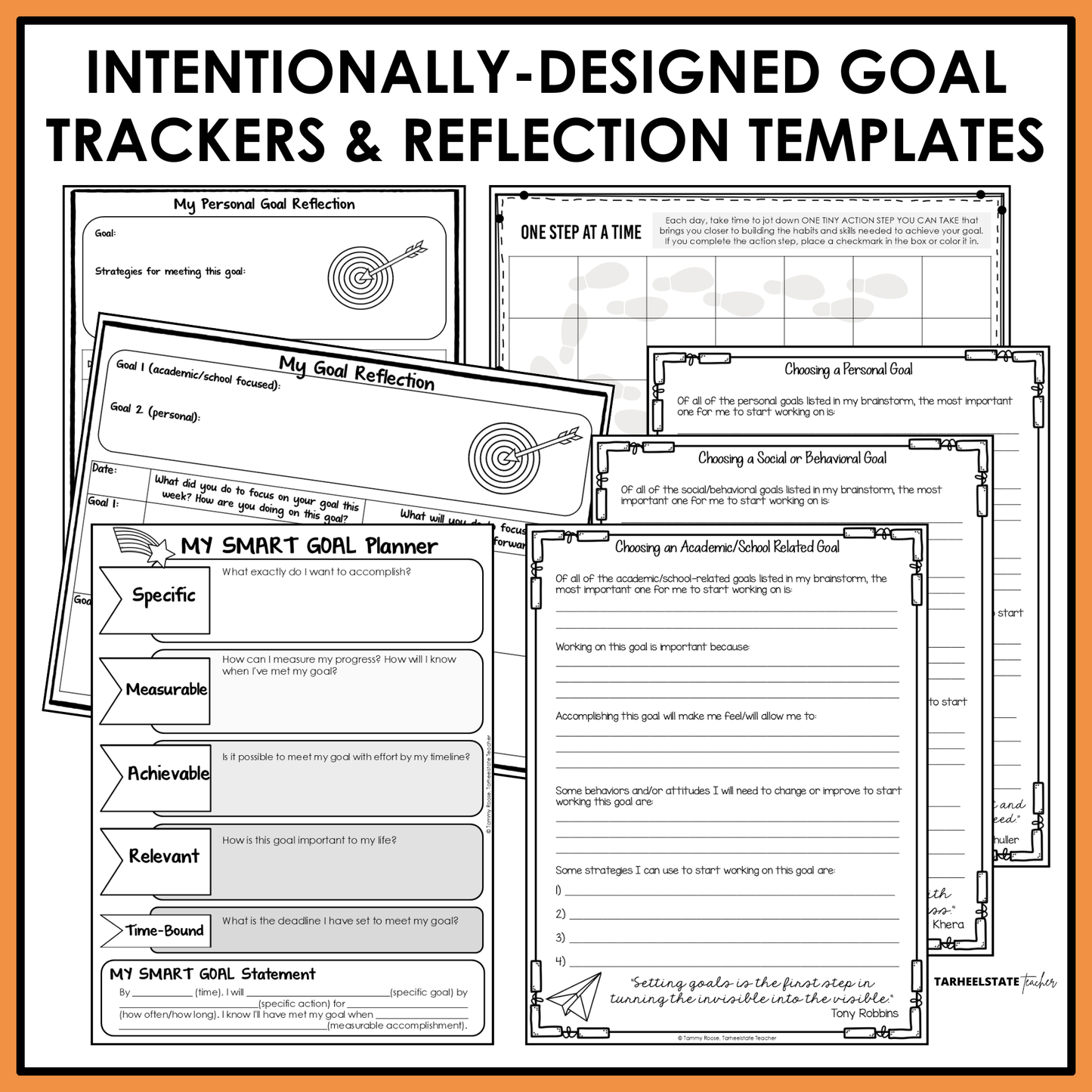 Goal Setting Social Emotional Learning Unit with Morning Meeting Slides