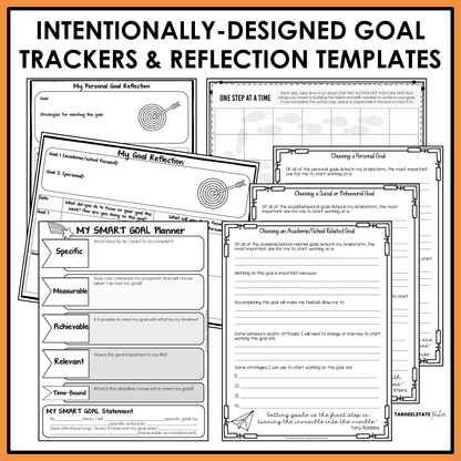 Goal Setting Social Emotional Learning Unit with Morning Meeting Slides