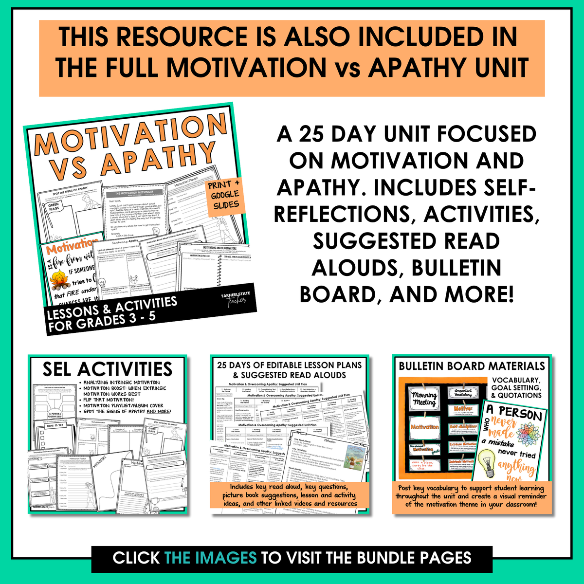 Apathy scenario cards are also included in the full Motivation vs Apathy SEL morning meeting unit