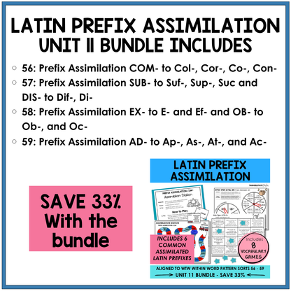 Engaging morphology games and spelling activities for teaching Latin prefix assimilation in the Derivational Relations stage