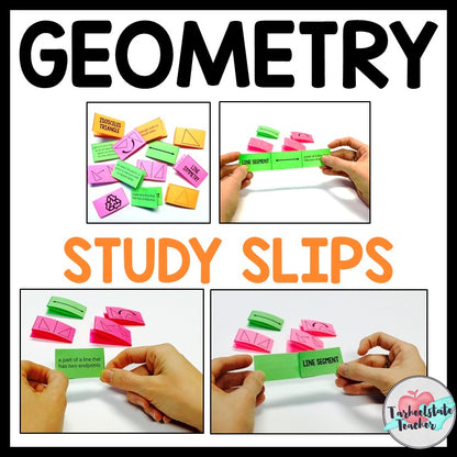 Geometry Vocabulary Games and Activities