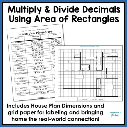 Multiply Divide DECIMALS Task Cards Activities or Math Centers