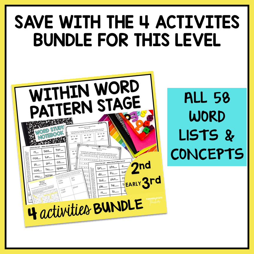 Short vs Long Vowels CVC and CVCe Words Within Word Pattern Activity Printable