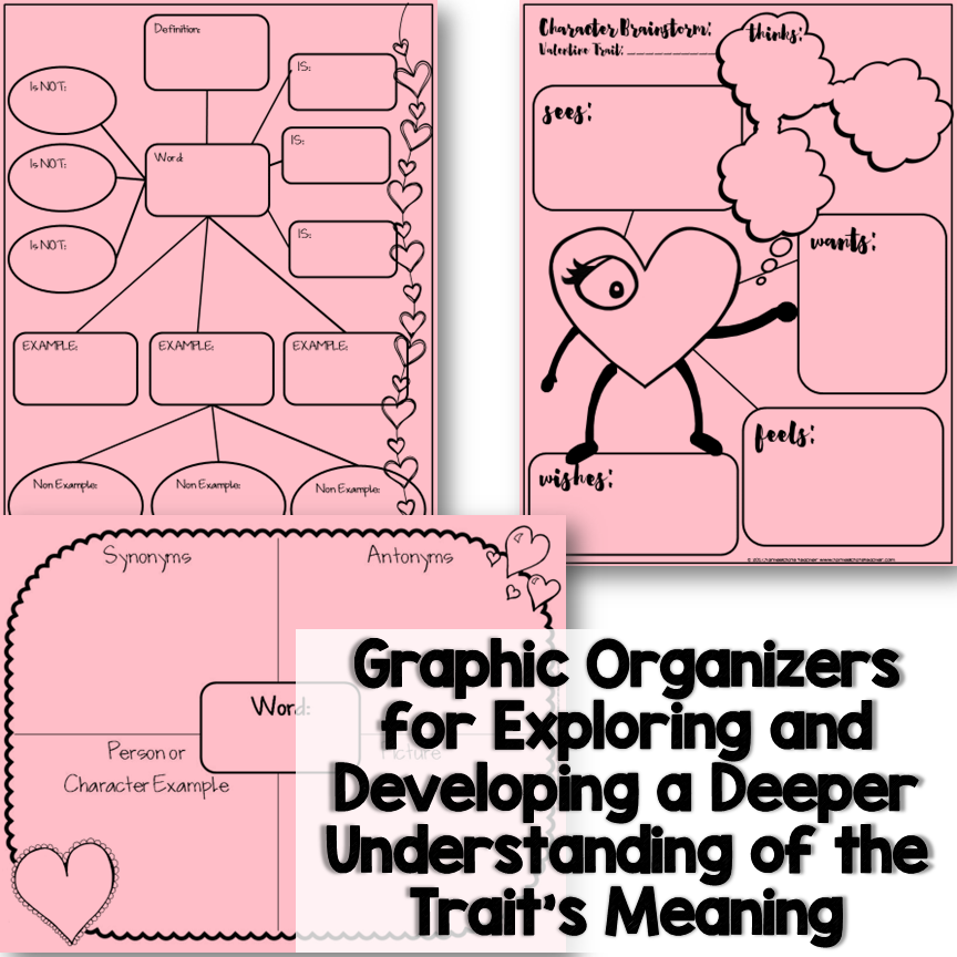 Graphic organizers included for vocabulary development