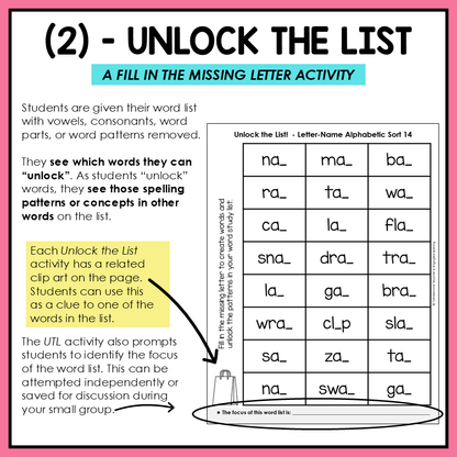 Short A O E U and I Word Families Onset and Rime Letter Name Activity Printable