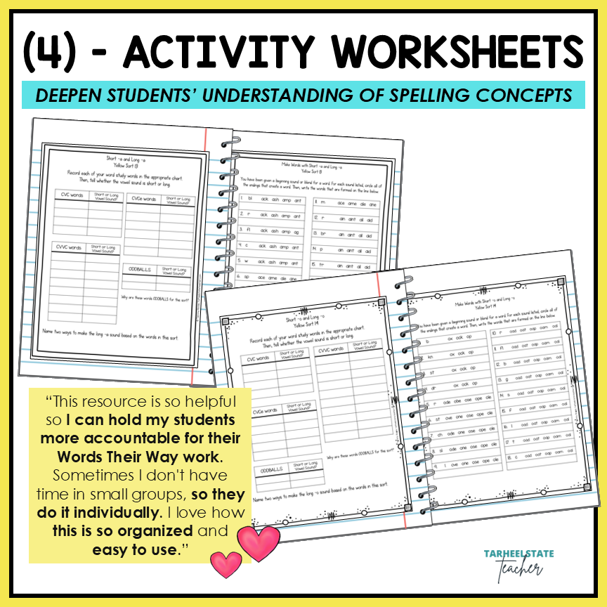 Long Vowel Patterns CVVC and CVCe Words Within Word Pattern Activity Printable