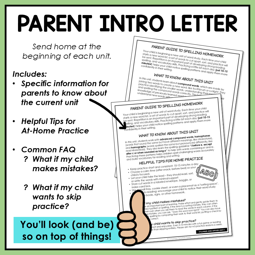 Compound Words, Homophones and Homographs Syllables Affixes Activity Printable