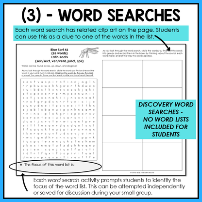 Greek and Latin Roots and Prefixes Morphology Activities Derivational Printable