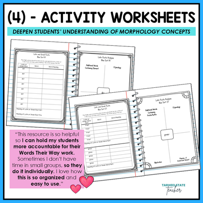 Greek and Latin Roots and Prefixes Morphology Activities Derivational Printable