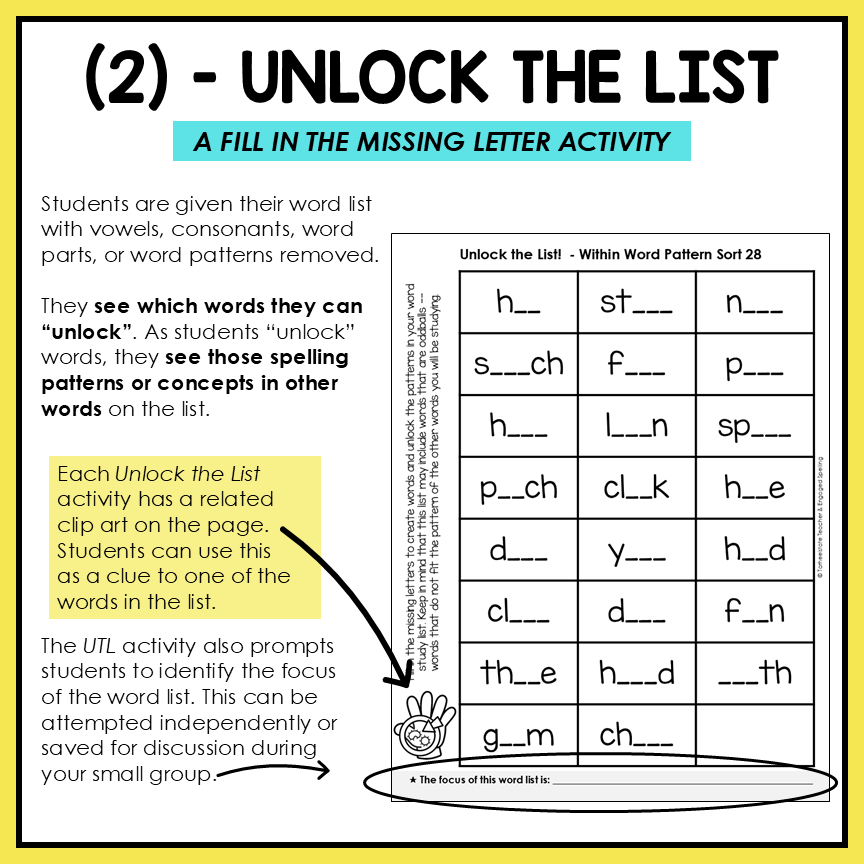 R Controlled and Bossy R Vowel Patterns Within Word Pattern Activity Printable
