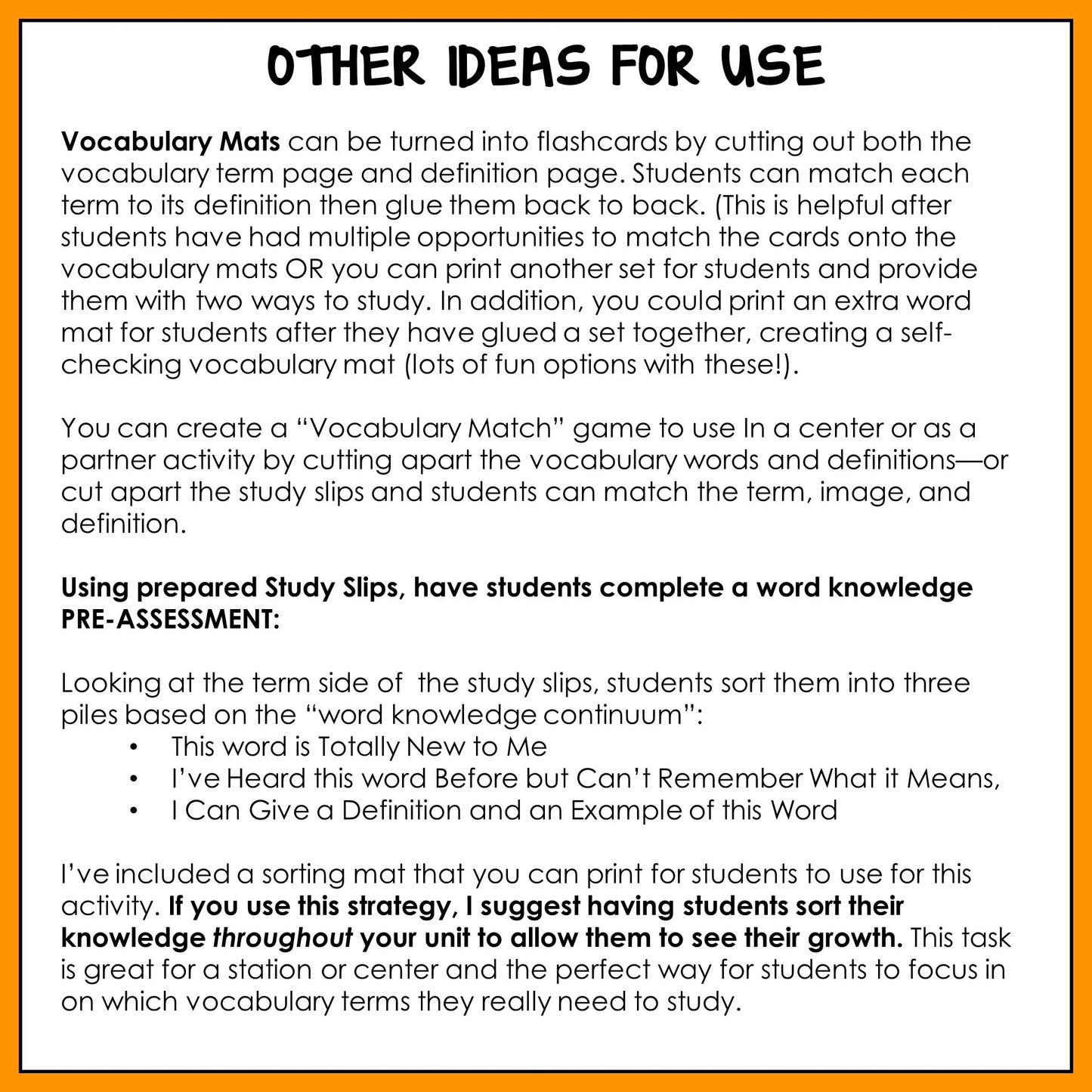 Ideas for incorporating force and motion vocabulary activities in the classroom