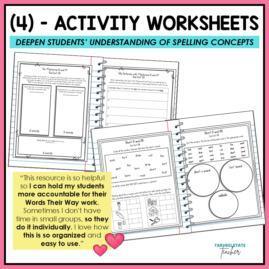 Final Blends NG NK, AR and OR Words, Contractions Letter Name Activity Printable