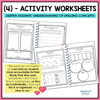 Final Blends NG NK, AR and OR Words, Contractions Letter Name Activity Printable