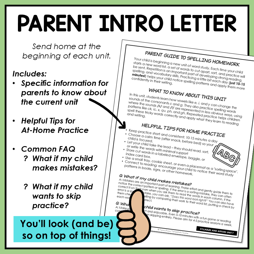 Hard and Soft C & G Silent Consonants GH PH Syllables Affixes Activity Printable