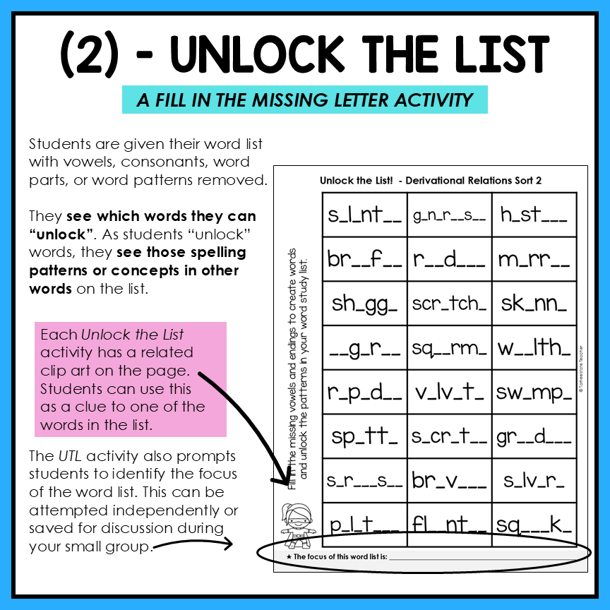 Prefixes Suffixes Multisyllabic Words Derivational Relations Activity Printable
