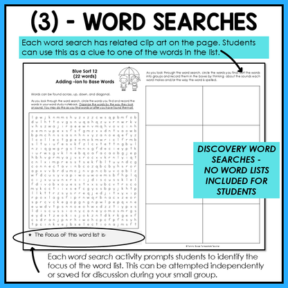 Prefixes Suffixes Multisyllabic Words Derivational Relations Activity Printable