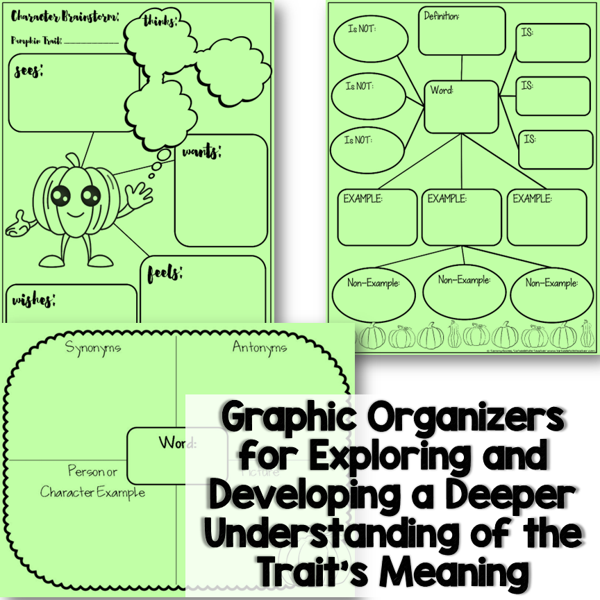 Holiday creative writing projects include graphic organizers for vocabulary development and story planning