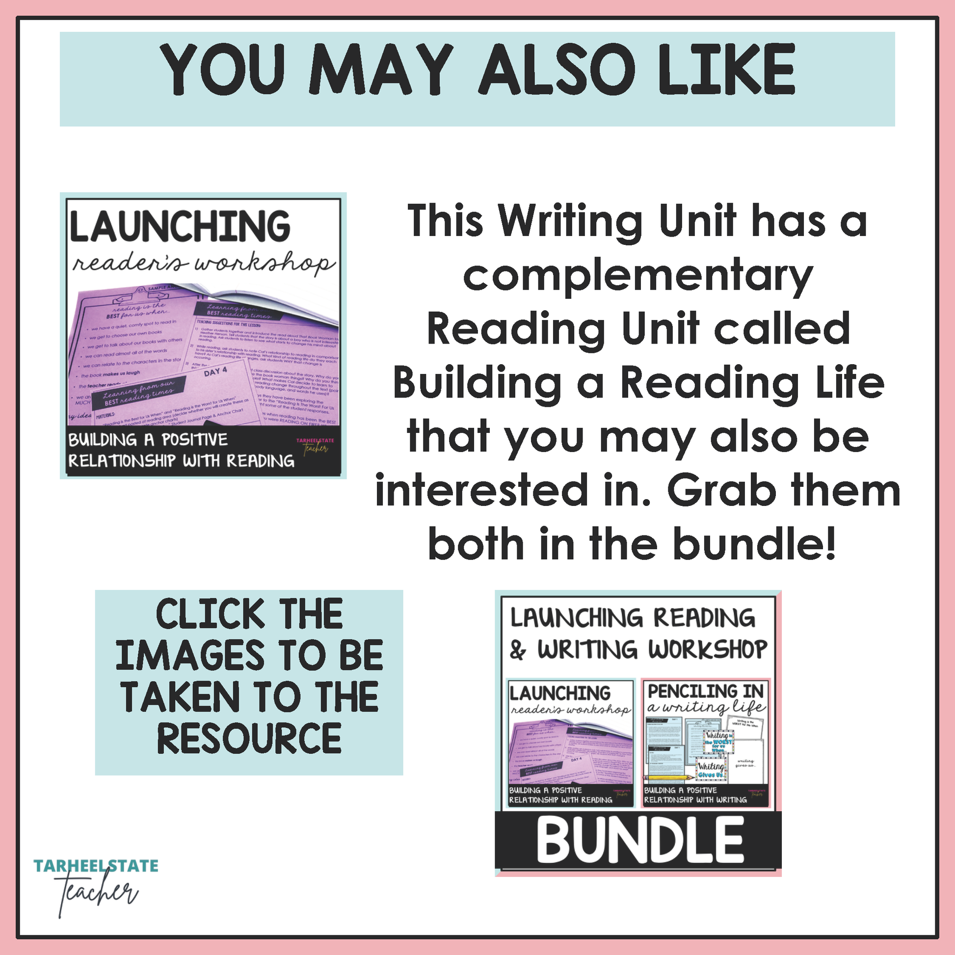 Save when you purchase the Reading and Writing Unit Bundle