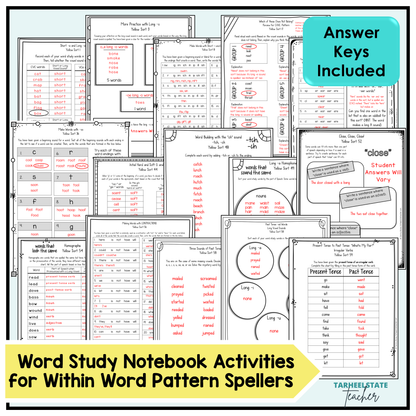 All worksheets and activities include answer keys for easy student and teacher checking