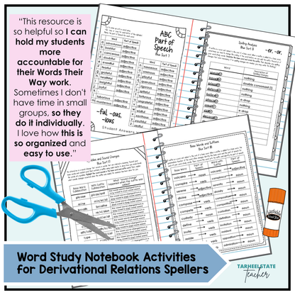 Words Their Way Word Study Notebooks Mega Bundle