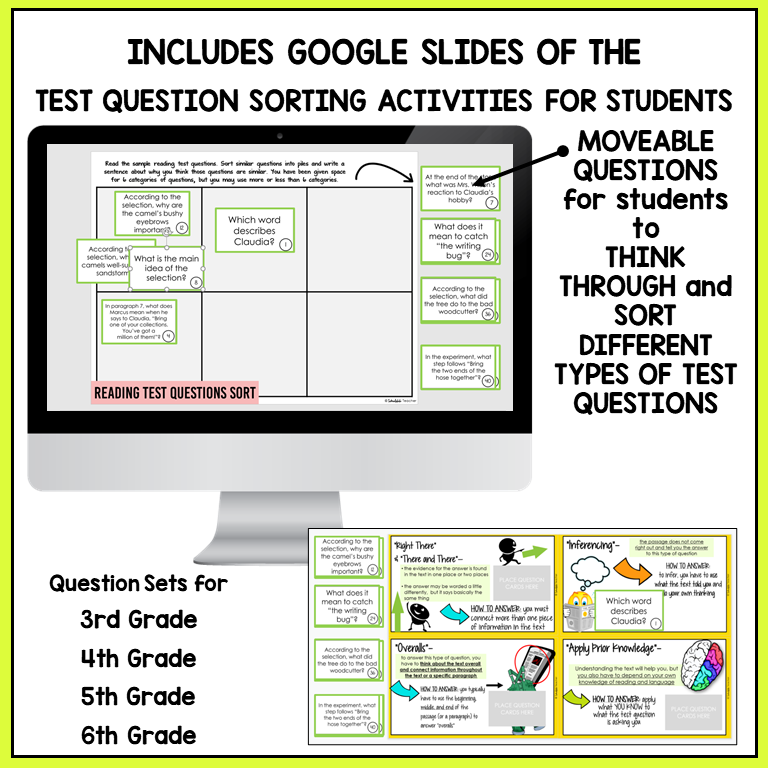 ELA Test Prep for Reading Comprehension Tests | 3rd 4th 5th Grade | Test Taking Strategies