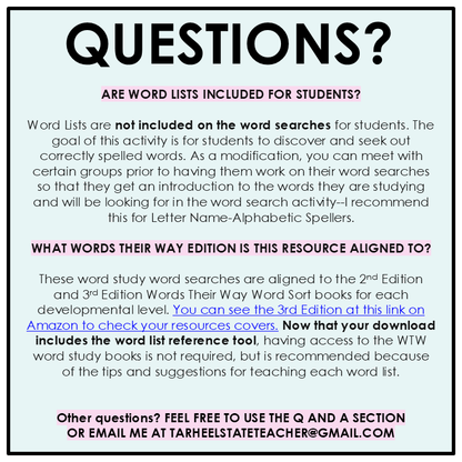 Syllables and Affixes Stage Activities Words Their Way Word Search | Wordsearch 3rd 4th Grade Spelling Activities