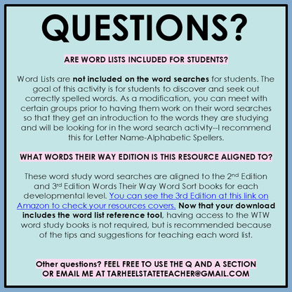 Derivational Relations Stage Activities Words Their Way Word Search | Wordsearch 4th 5th 6th Grade Spelling Activities